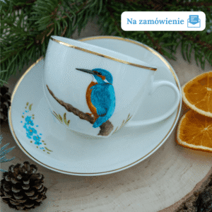 Filiżanka zimorodek