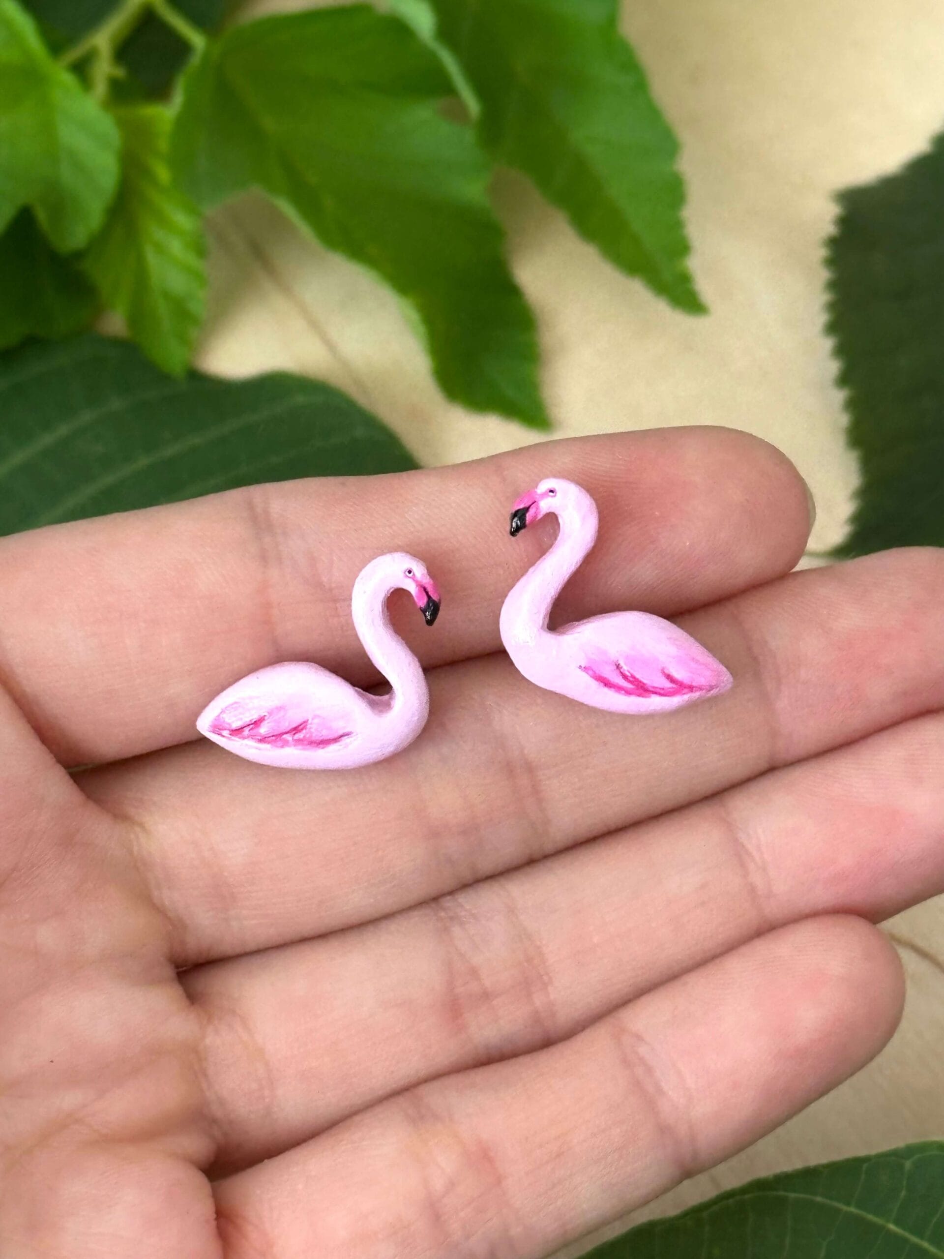 Kolczyki flamingi Kolczyki flamingi - obrazek 3