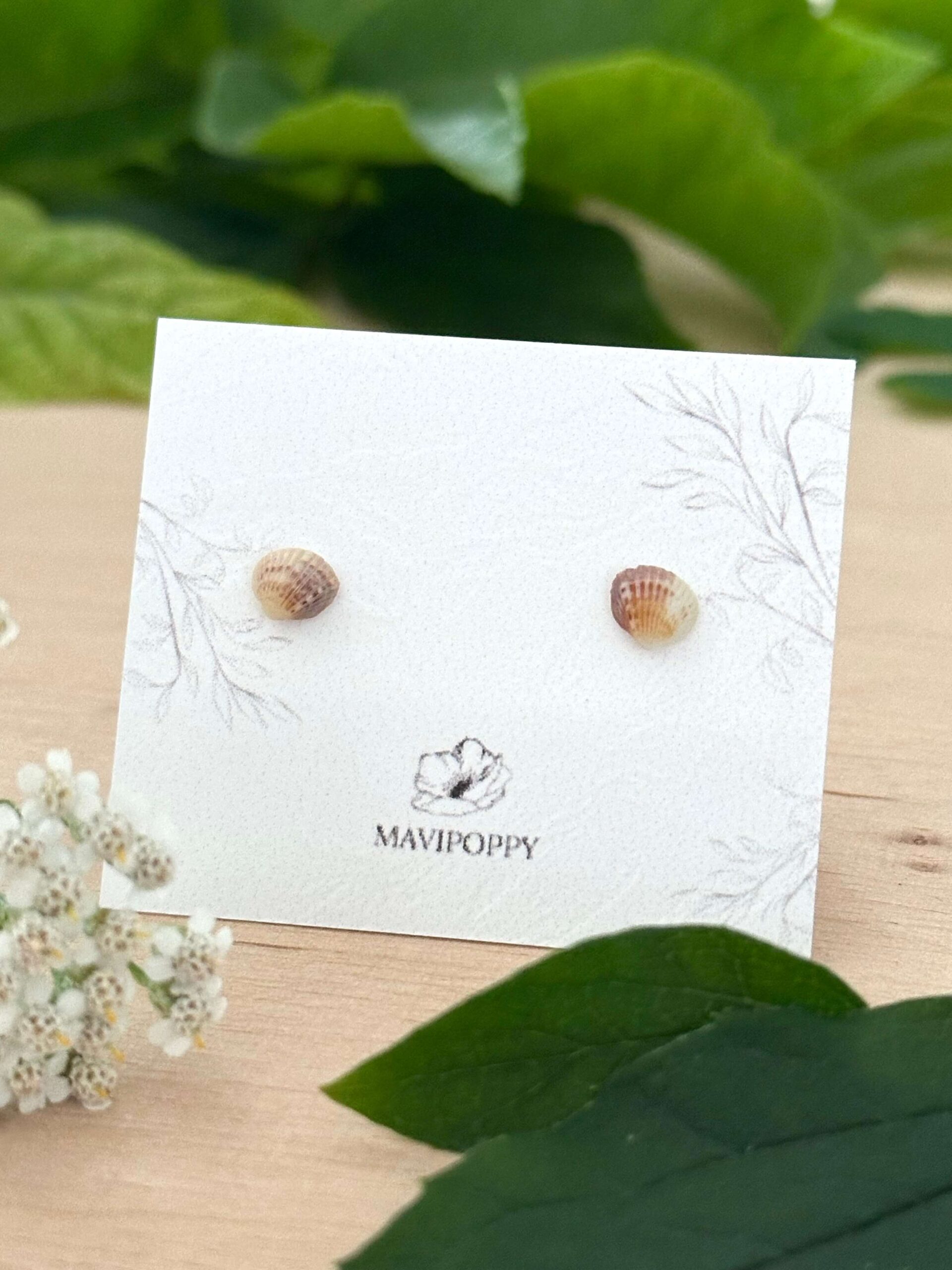 Kolczyki muszelki mini Kolczyki muszelki mini